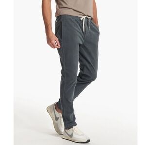 Vuori Optimist Pant Corduroy Relaxed Gray Drawstring Men's Medium Pockets V440